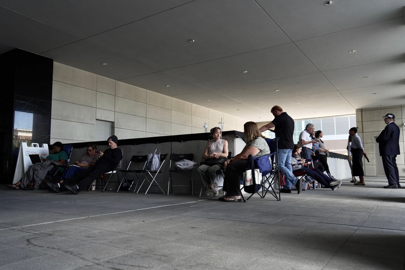 People camp outside court to get scarce public seats in hearing on Charlie Kirk's killing | iNFOnews.ca People camp outside court to get scarce public seats in hearing on Charlie Kirk's killing | iNFOnews.ca