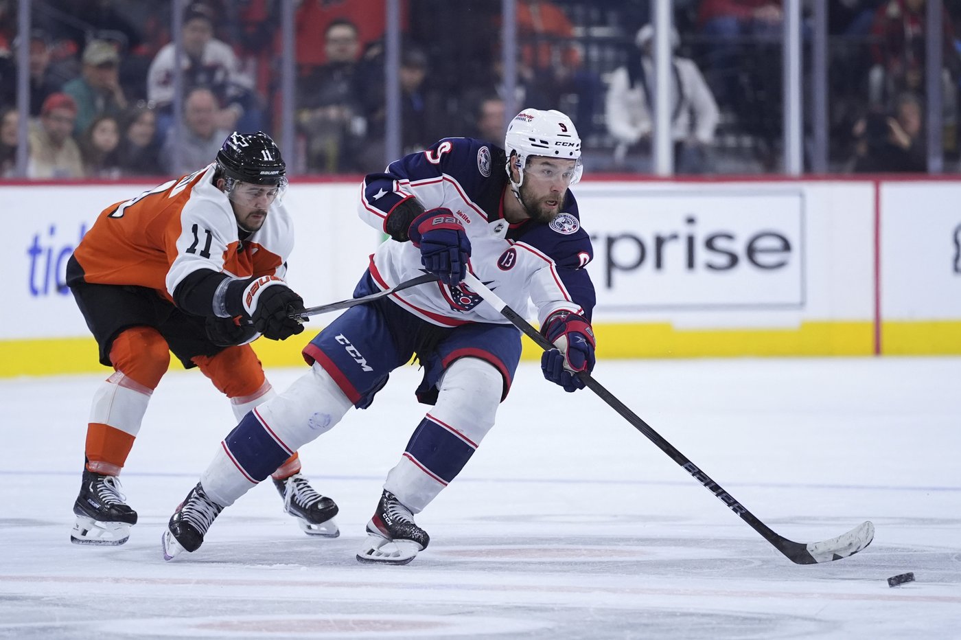 Tippett's OT goal and 4-point game powers the Flyers to a 5-4 comeback win over the Blue Jackets | iNFOnews.ca Tippett's OT goal and 4-point game powers the Flyers to a 5-4 comeback win over the Blue Jackets | iNFOnews.ca