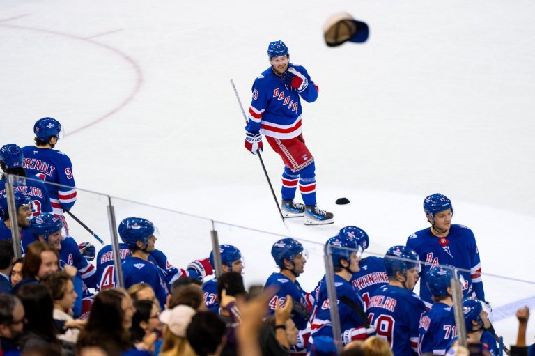 Alexis Lafreniere's hat trick leads Rangers over Flames 4-0 | iNFOnews.ca