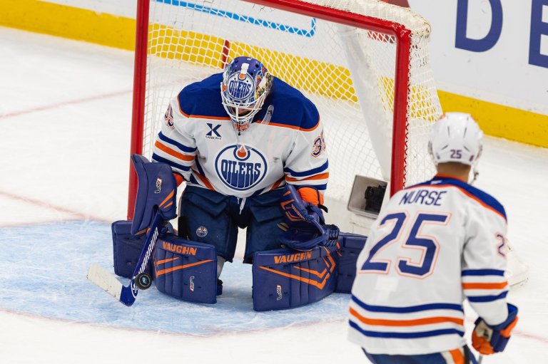 Oilers give Tristan Jarry playoff start in Game 4 of series against Ducks | iNFOnews.ca