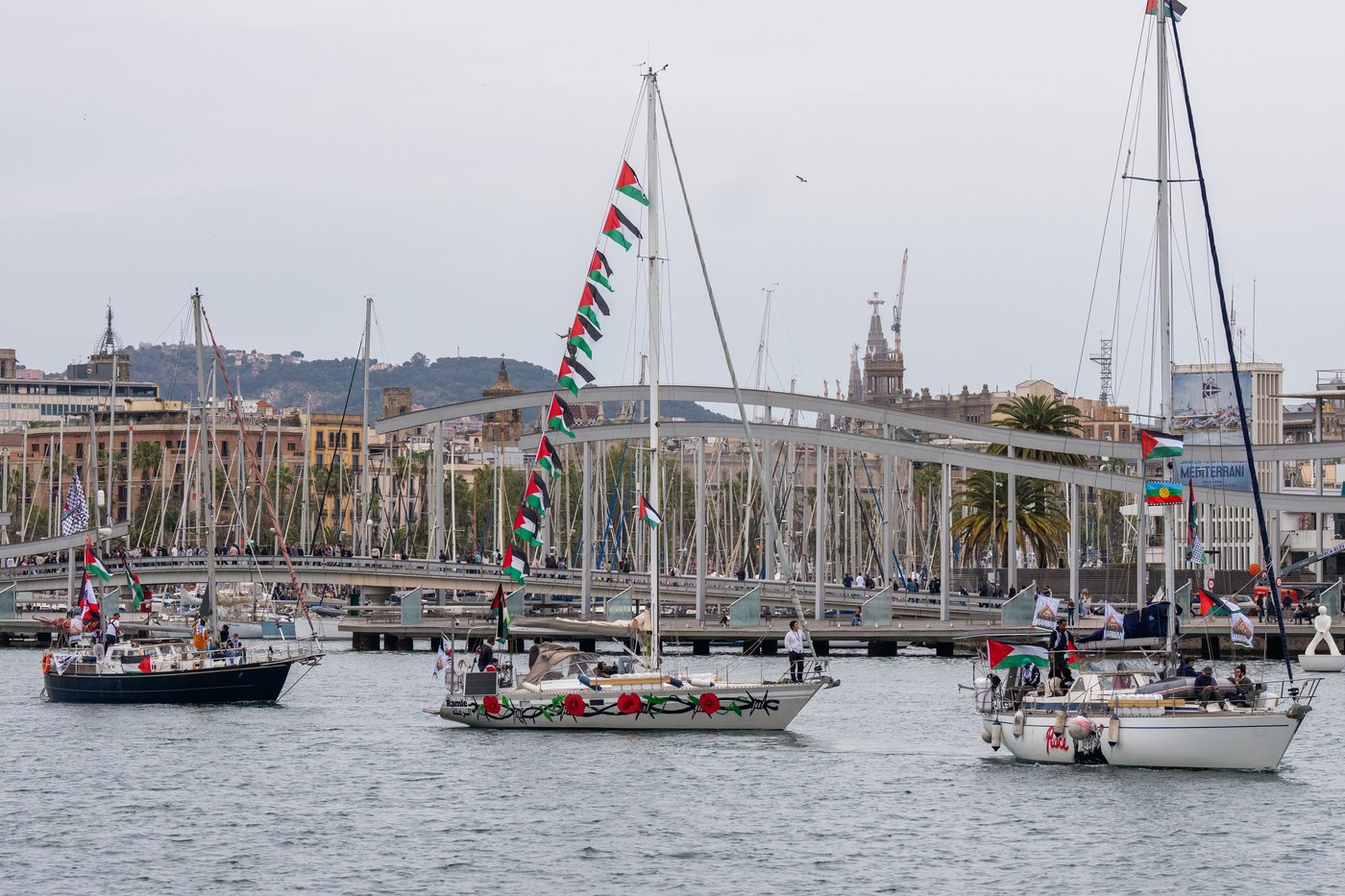 Israeli authorities taking 2 activists from a Gaza-bound flotilla to Israel for questioning | iNFOnews.ca Israeli authorities taking 2 activists from a Gaza-bound flotilla to Israel for questioning | iNFOnews.ca