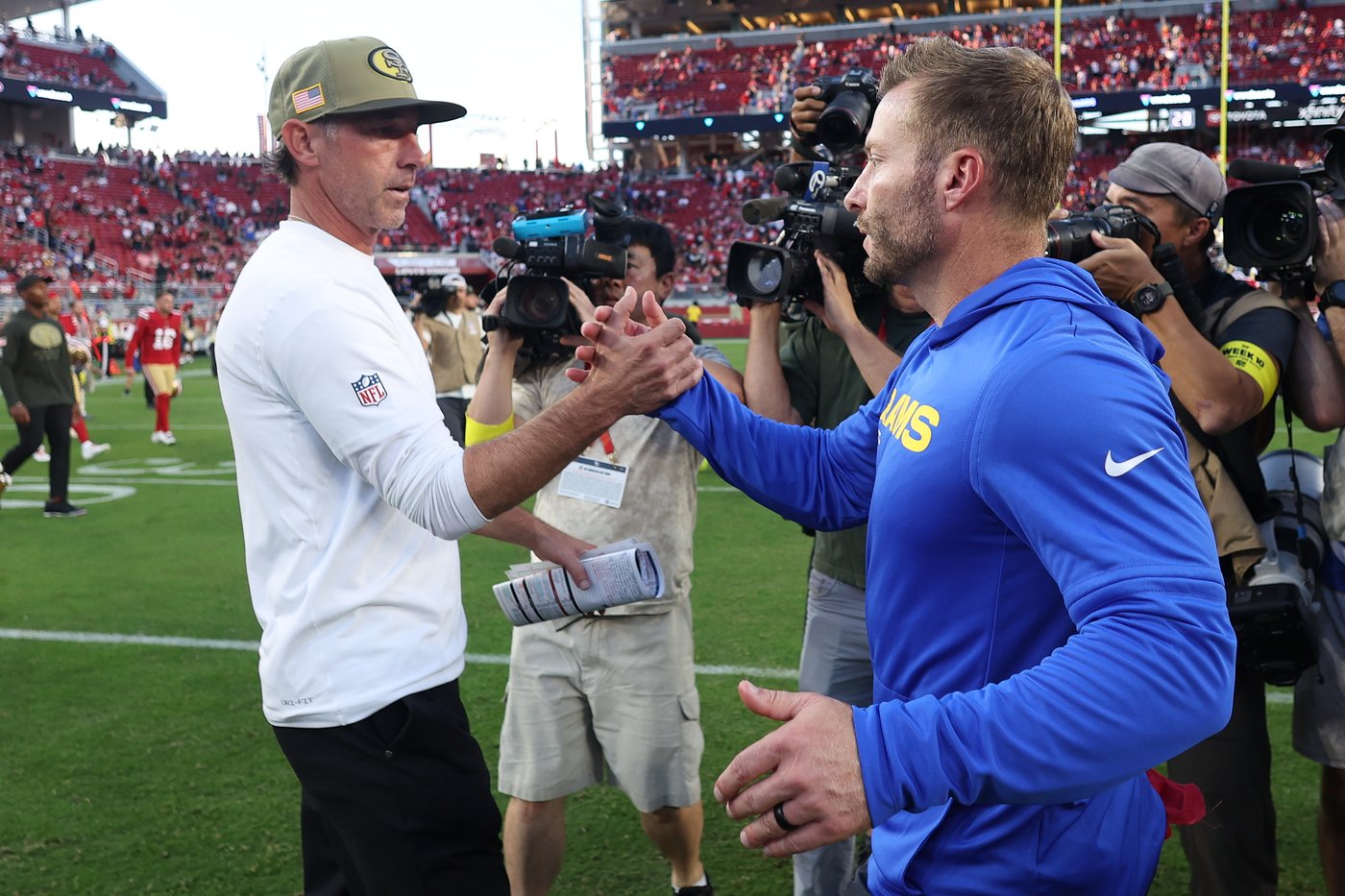 Injury-riddled 49ers defense crumbles as Rams score 6 touchdowns in blowout win | iNFOnews.ca Injury-riddled 49ers defense crumbles as Rams score 6 touchdowns in blowout win | iNFOnews.ca