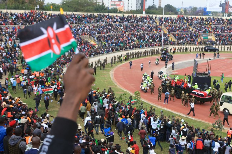 Heavy security after deadly violence in Kenya as thousands turn out to mourn former PM Odinga | iNFOnews.ca