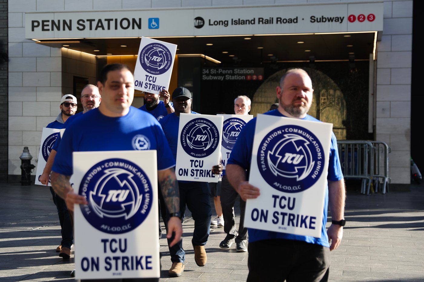 Photos show strike action as North America’s largest commuter rail system shuts down | iNFOnews.ca