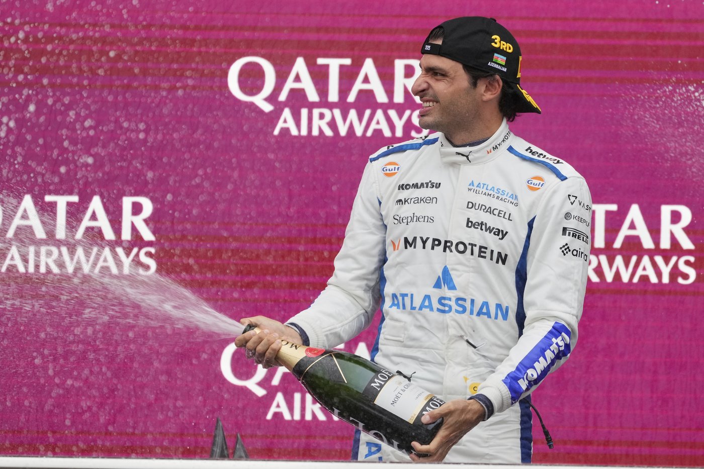 Lewis Hamilton's wait for a Ferrari podium drags on after Sainz's GP success for Williams | iNFOnews.ca