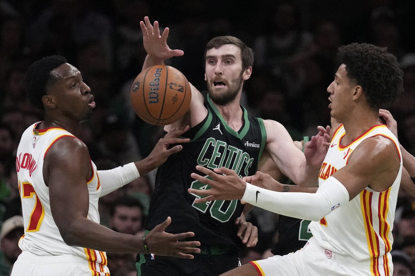 Dyson Daniels scores career-high 28 points, Jalen Johnson has triple-double as Hawks beat Celtics | iNFOnews.ca Dyson Daniels scores career-high 28 points, Jalen Johnson has triple-double as Hawks beat Celtics | iNFOnews.ca