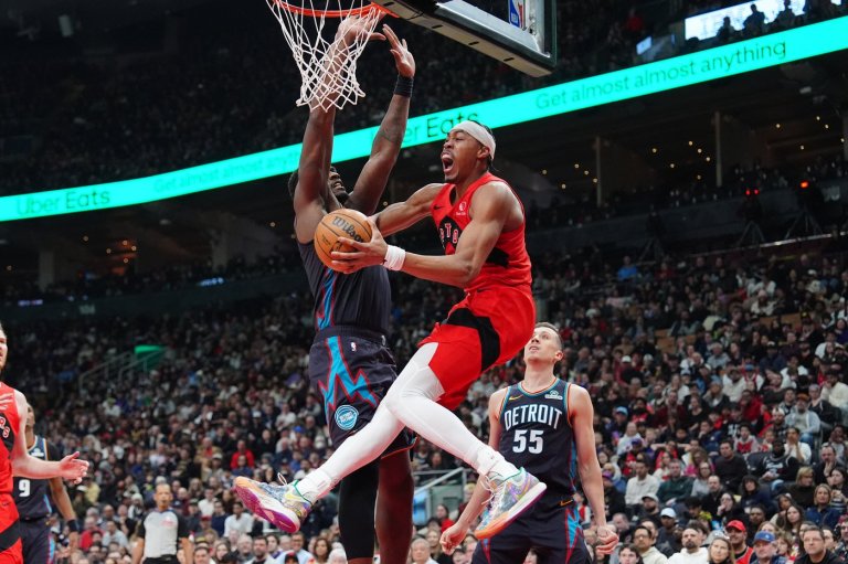 Ingram's 34 points power Raptors past Pistons 119-108; Barnes reaches 100 blocks | iNFOnews.ca