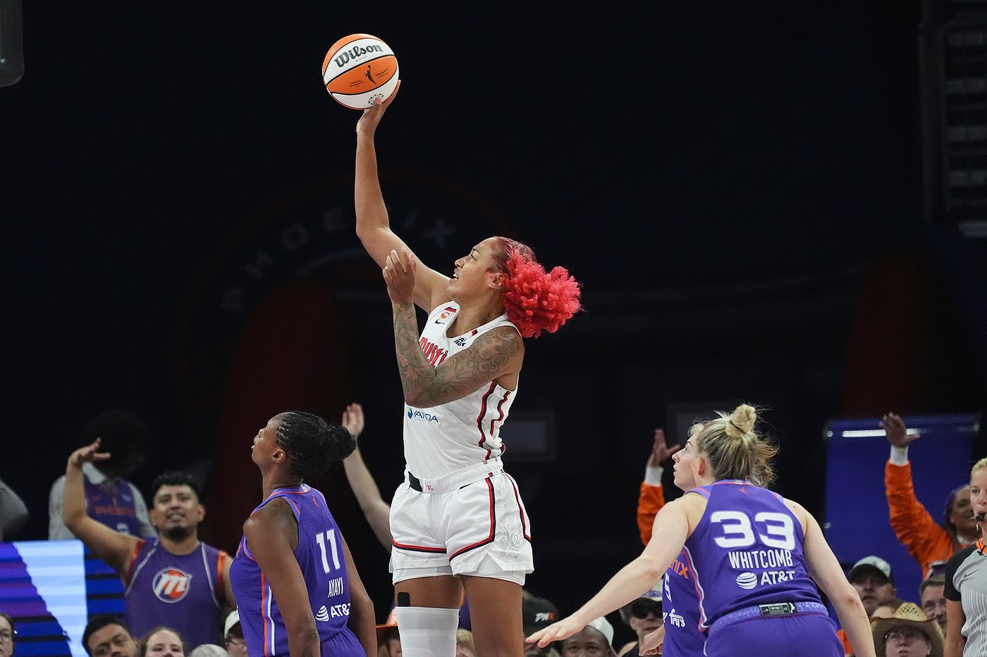 Georgia Amoore scores career-high 25 and the Mystics move into 6th with 80-73 win over Mercury | iNFOnews.ca
