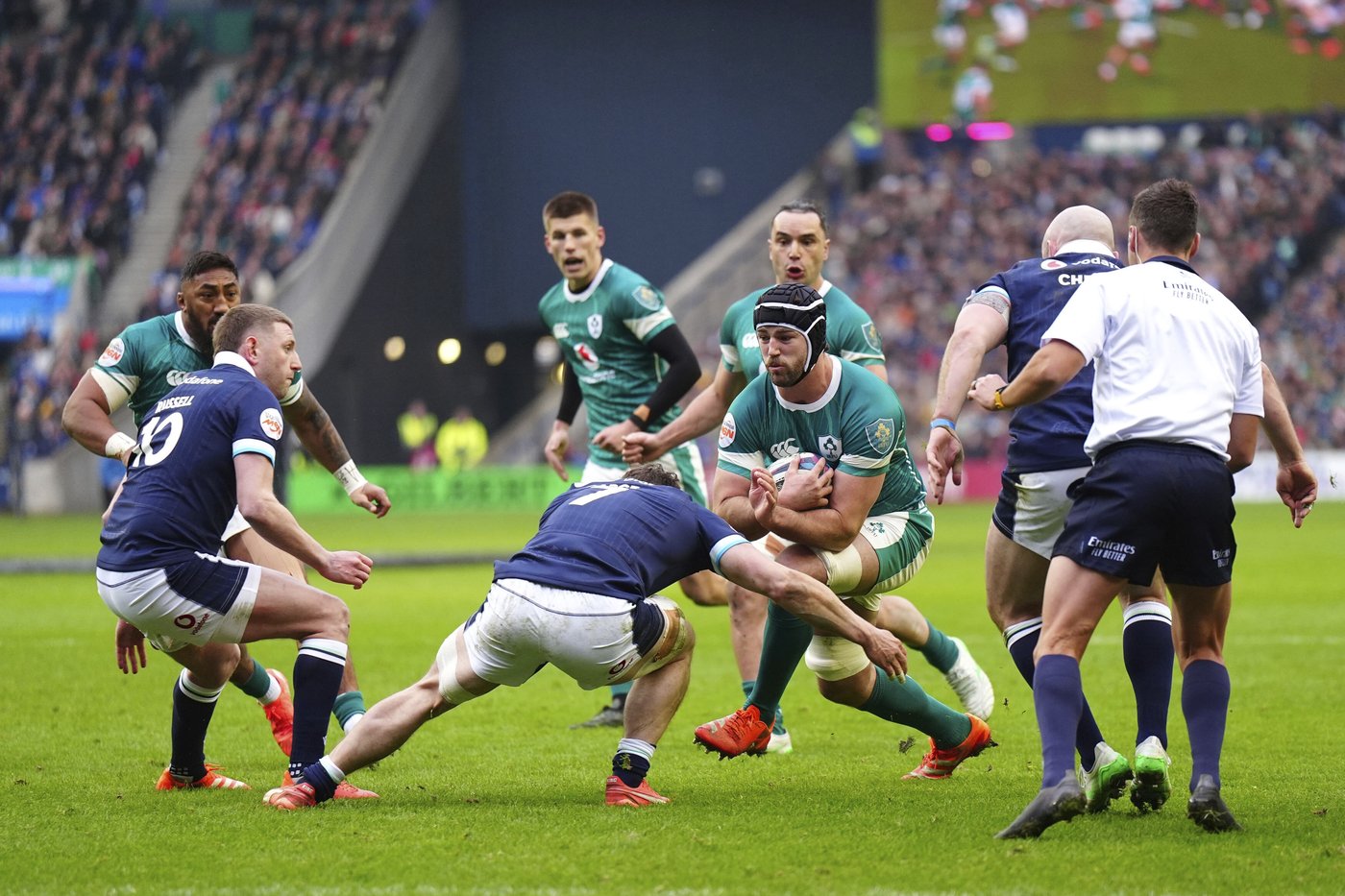 Scotland rugby stars Darcy Graham and Finn Russell involved in nasty clash of heads during 6 Nations | iNFOnews.ca Scotland rugby stars Darcy Graham and Finn Russell involved in nasty clash of heads during 6 Nations | iNFOnews.ca