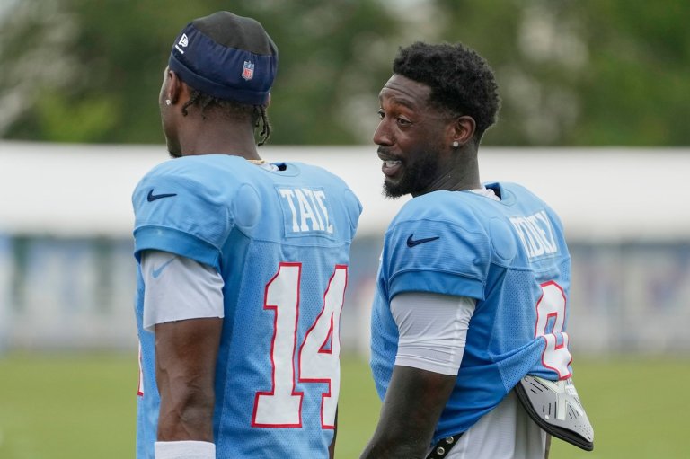 Receiver Carnell Tate leans on Calvin Ridley as Titans rookie learns new offense | iNFOnews.ca