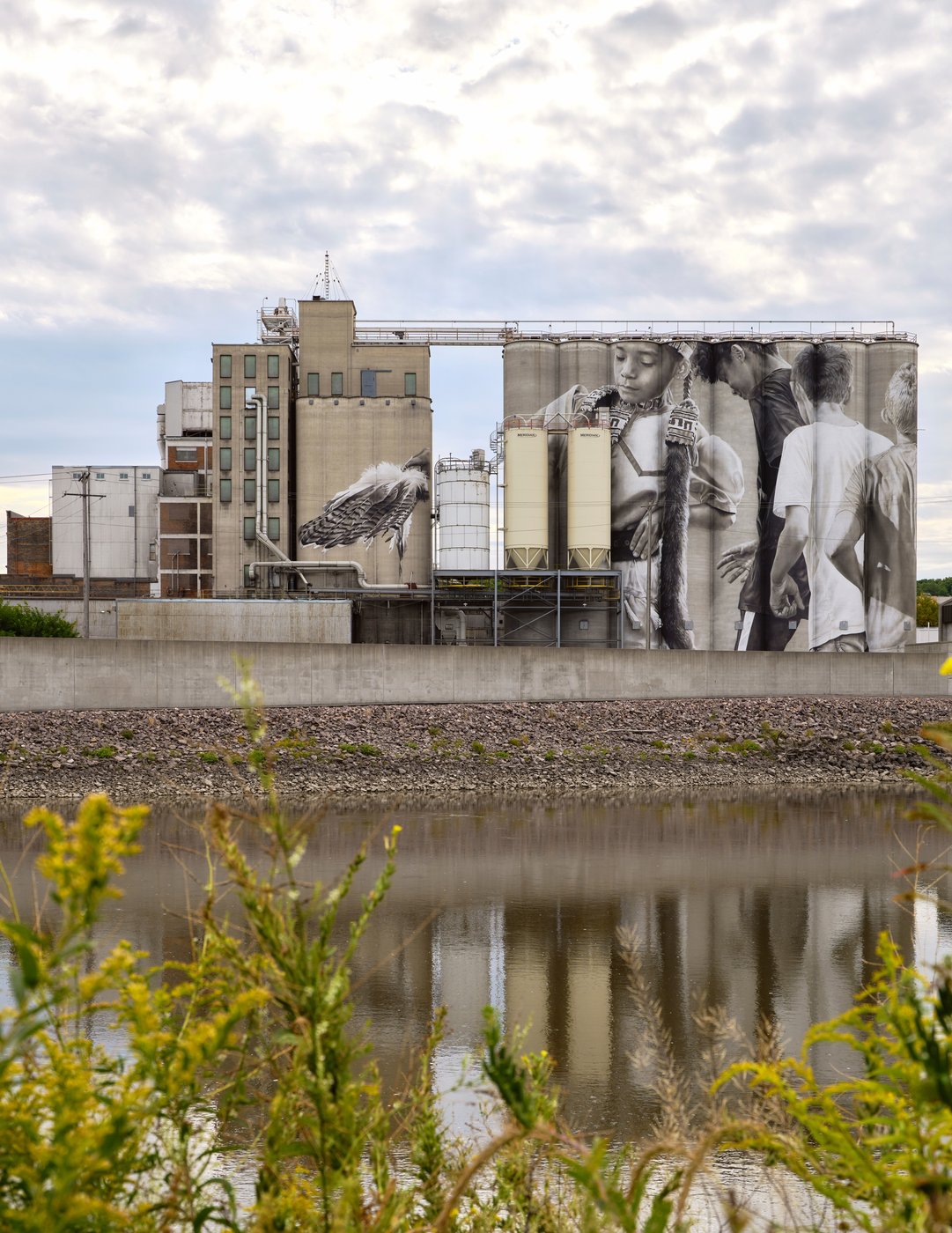 An Australian artist is painting huge murals on silos in the US Midwest | iNFOnews.ca