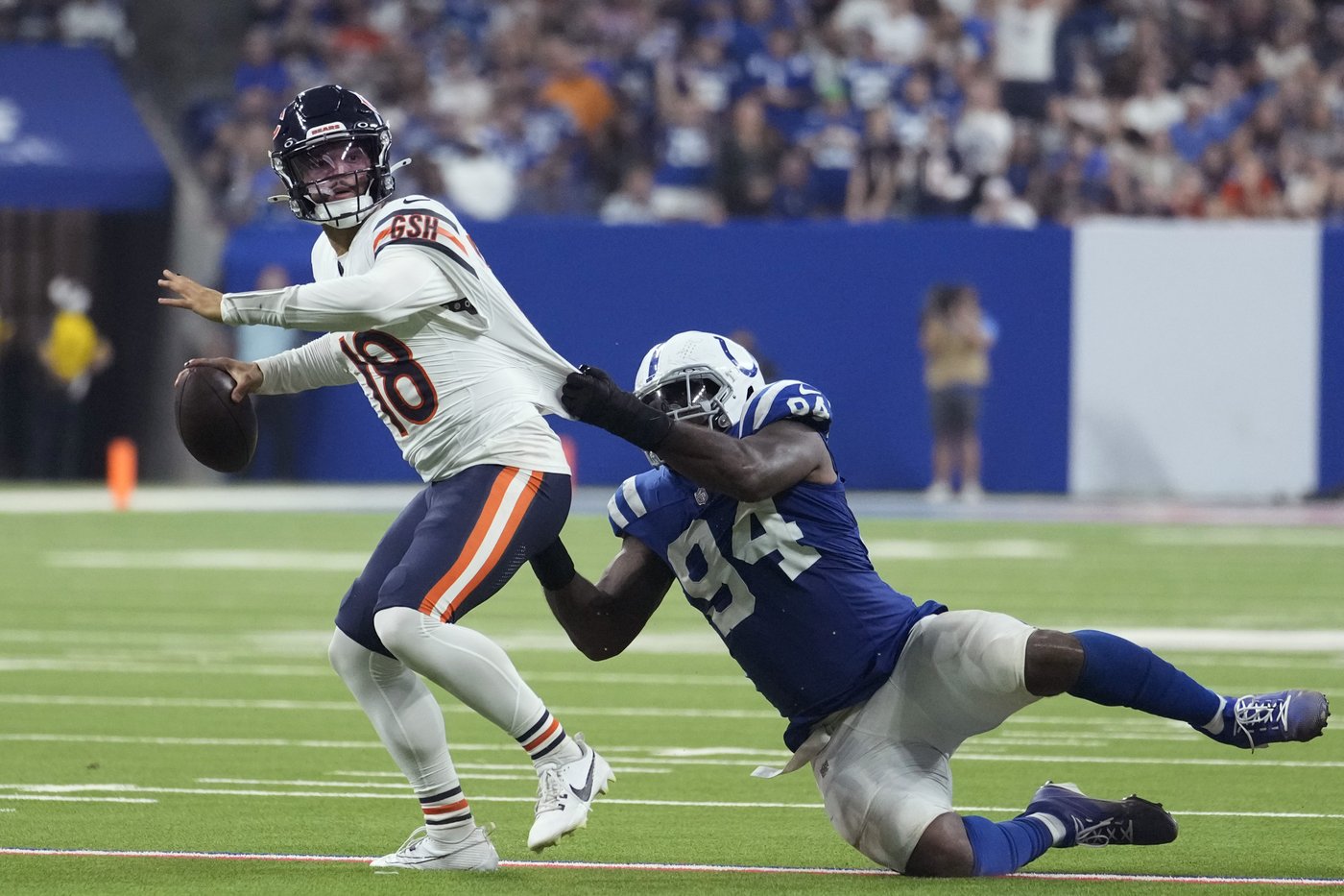 Bears see improvement in Caleb Williams' performance, but it comes in a 21-16 loss to Colts | iNFOnews.ca Bears see improvement in Caleb Williams' performance, but it comes in a 21-16 loss to Colts | iNFOnews.ca