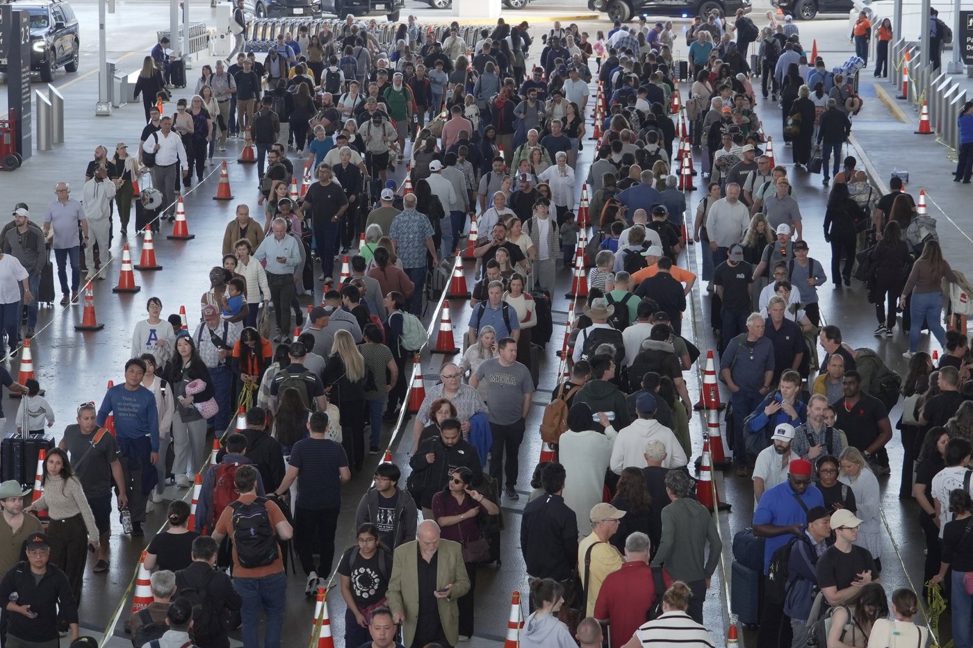Photos show ICE agents at US airports where the partial government shutdown triggered delays | iNFOnews.ca