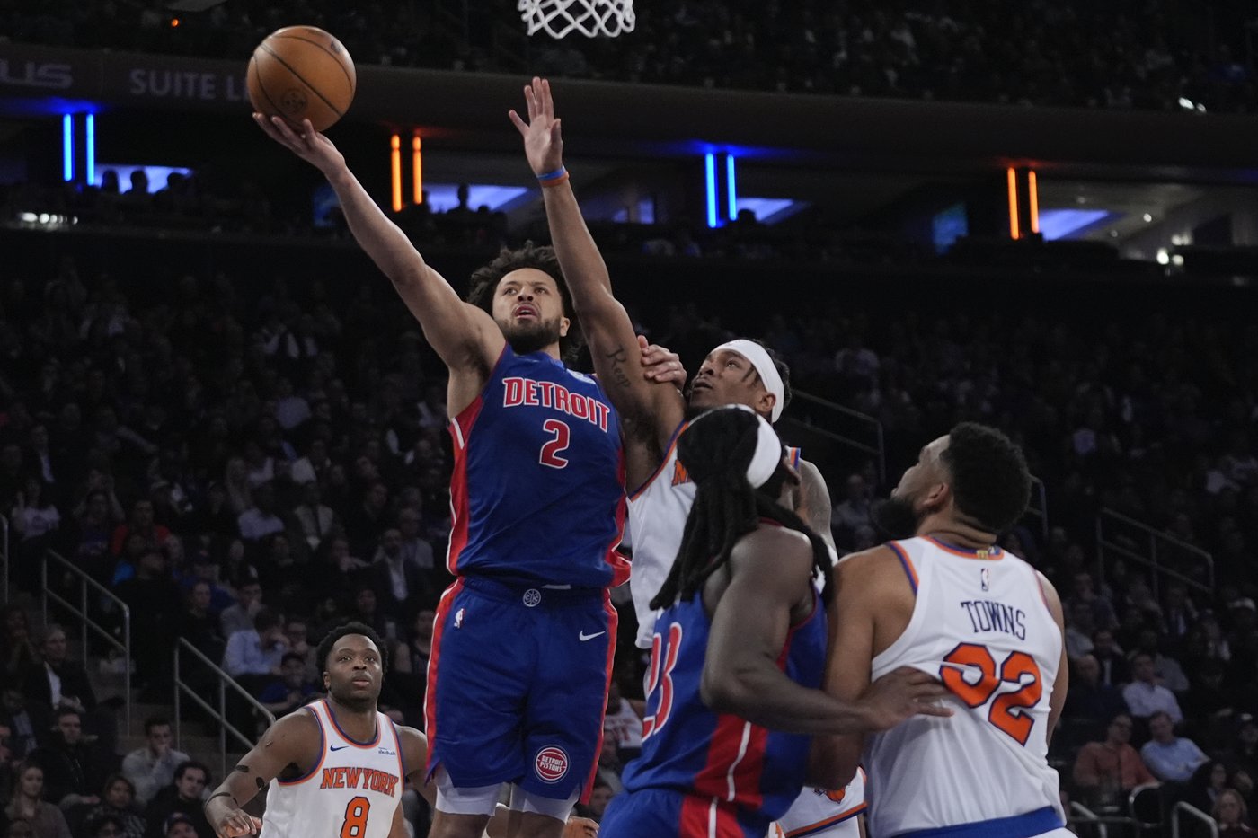 Cunningham scores 36 points and the surging Pistons beat the Knicks again, 124-119 | iNFOnews.ca