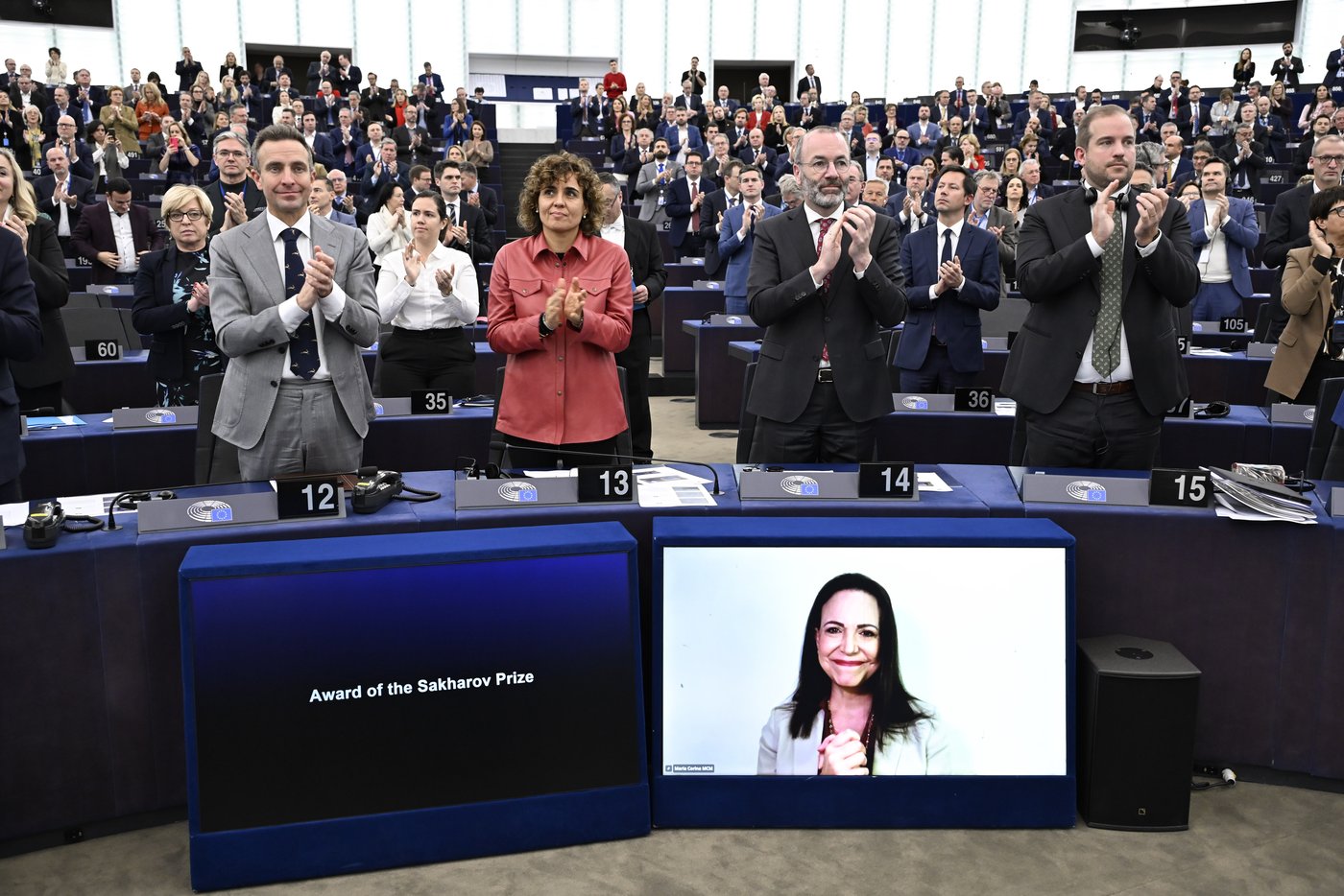 Venezuelan opposition leaders receive the European Union’s top human rights honor | iNFOnews.ca