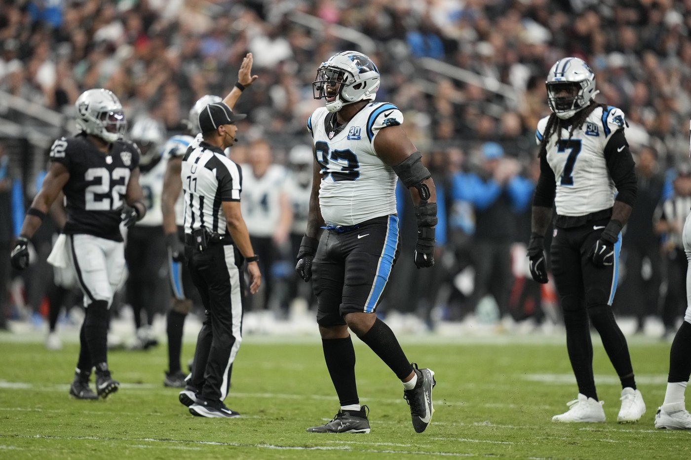 Andy Dalton passes for 319 yards and 3 TDs to lead Panthers past Raiders 36-22 for first win | iNFOnews.ca