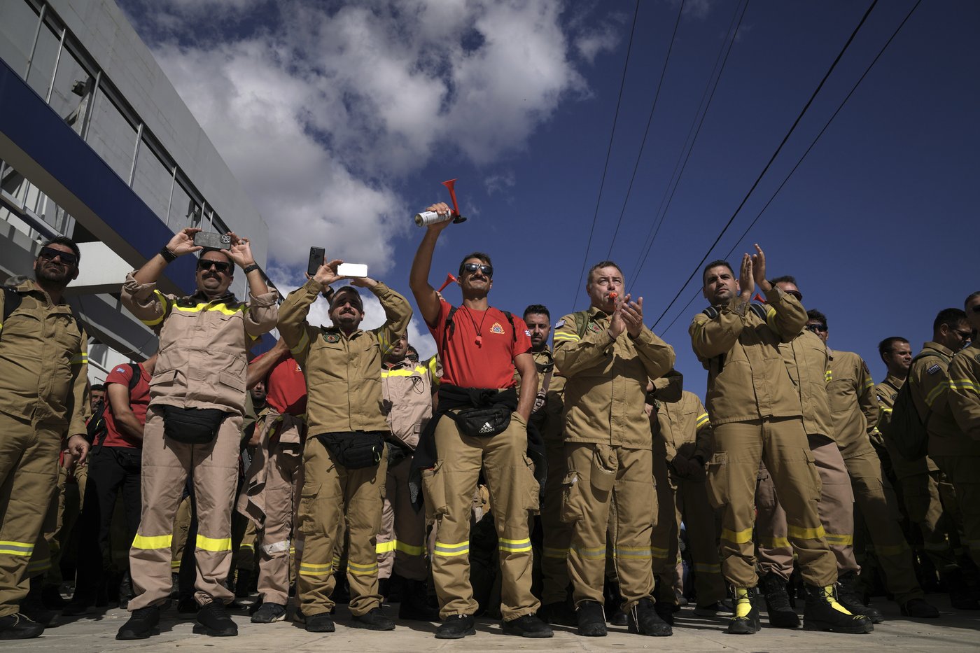 As summers get hotter, Greece's seasonal firefighters protest for permanent jobs | iNFOnews.ca As summers get hotter, Greece's seasonal firefighters protest for permanent jobs | iNFOnews.ca