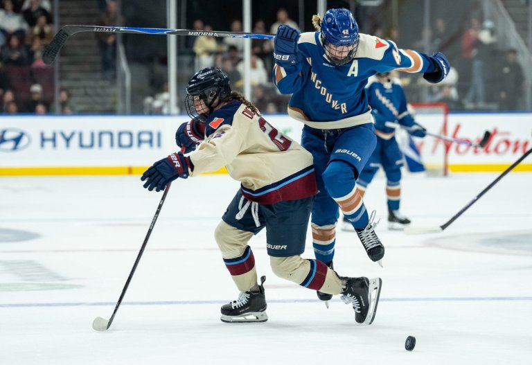Vancouver Goldeneyes hold on for 4-3 win over Montreal Victoire | iNFOnews.ca