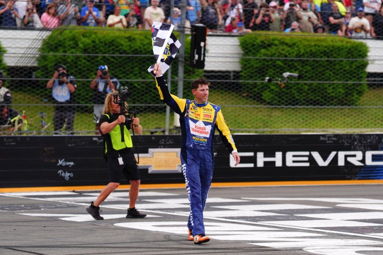 Denny Hamlin wins again at Pocono, but retirement talk grows louder as 2027 looms | iNFOnews.ca