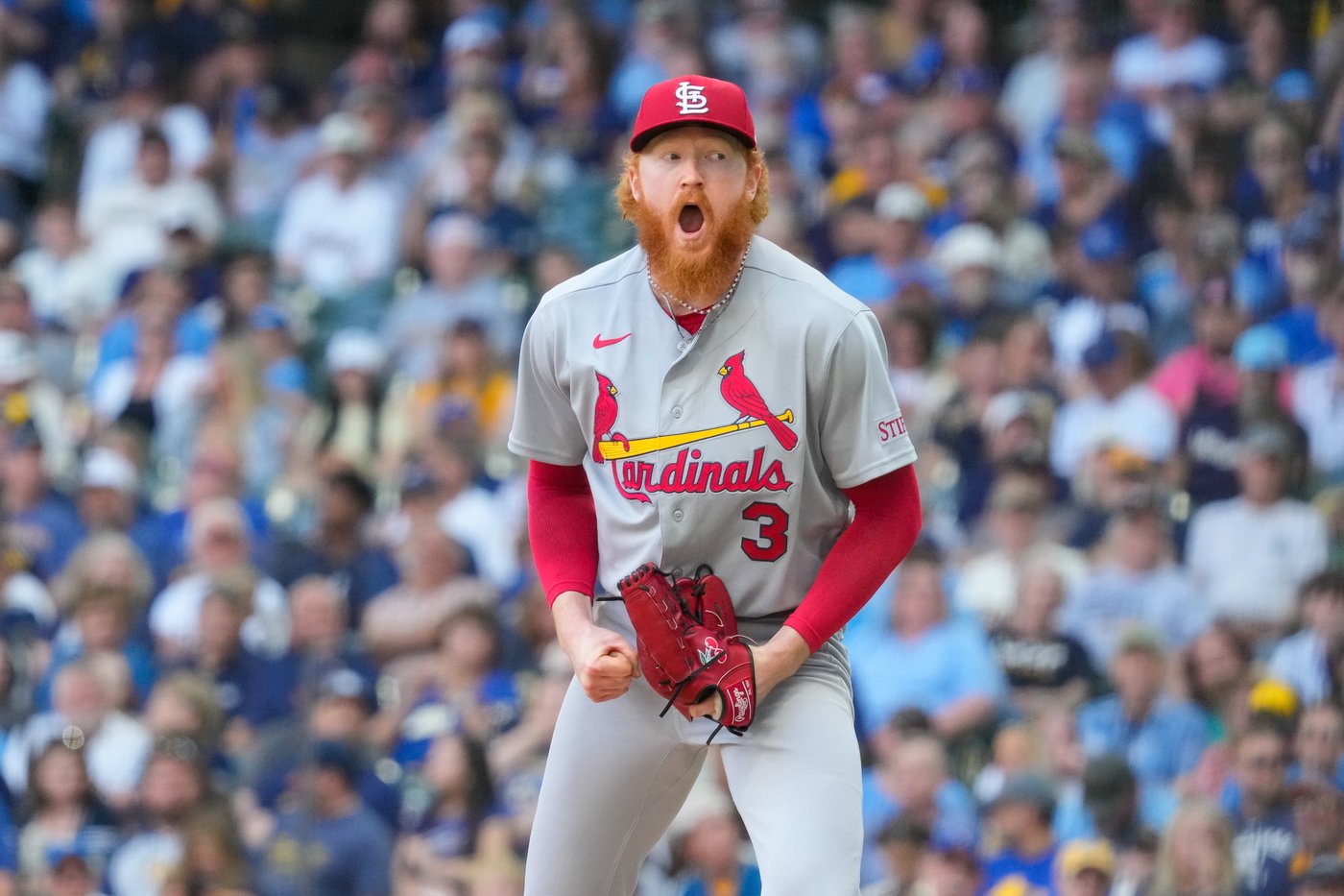 Cardinals RHP Dustin May loses no-hitter in the 8th, then loses to the Brewers | iNFOnews.ca