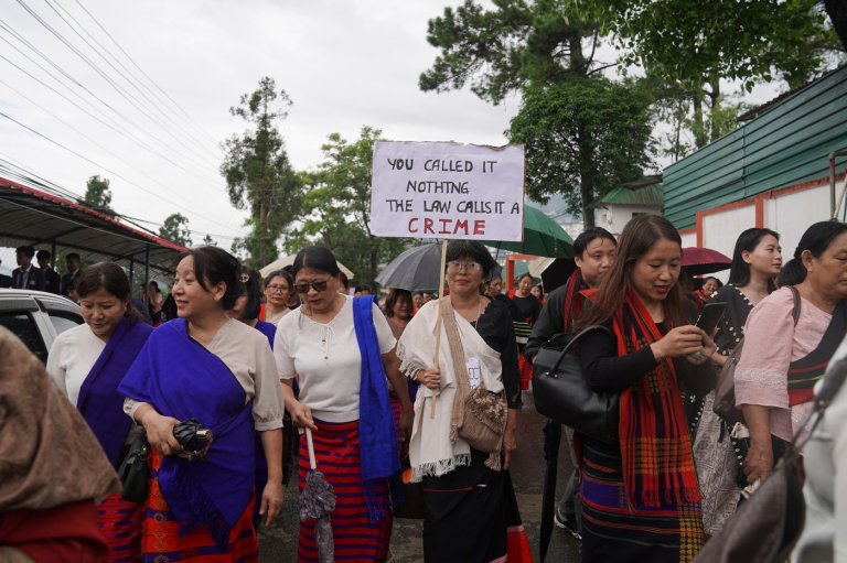 Photos show Nagas protesting against rising cases of sexual violence | iNFOnews.ca