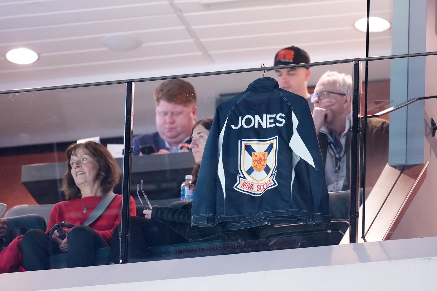 Jones's jacket hangs in suite as family members watch Canadian Curling Trials | iNFOnews.ca