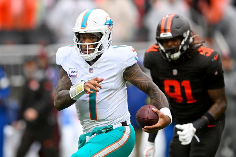 Turnover-plagued Tagovailoa and Dolphins are looking to end 3-game skid in visit to Falcons | iNFOnews.ca