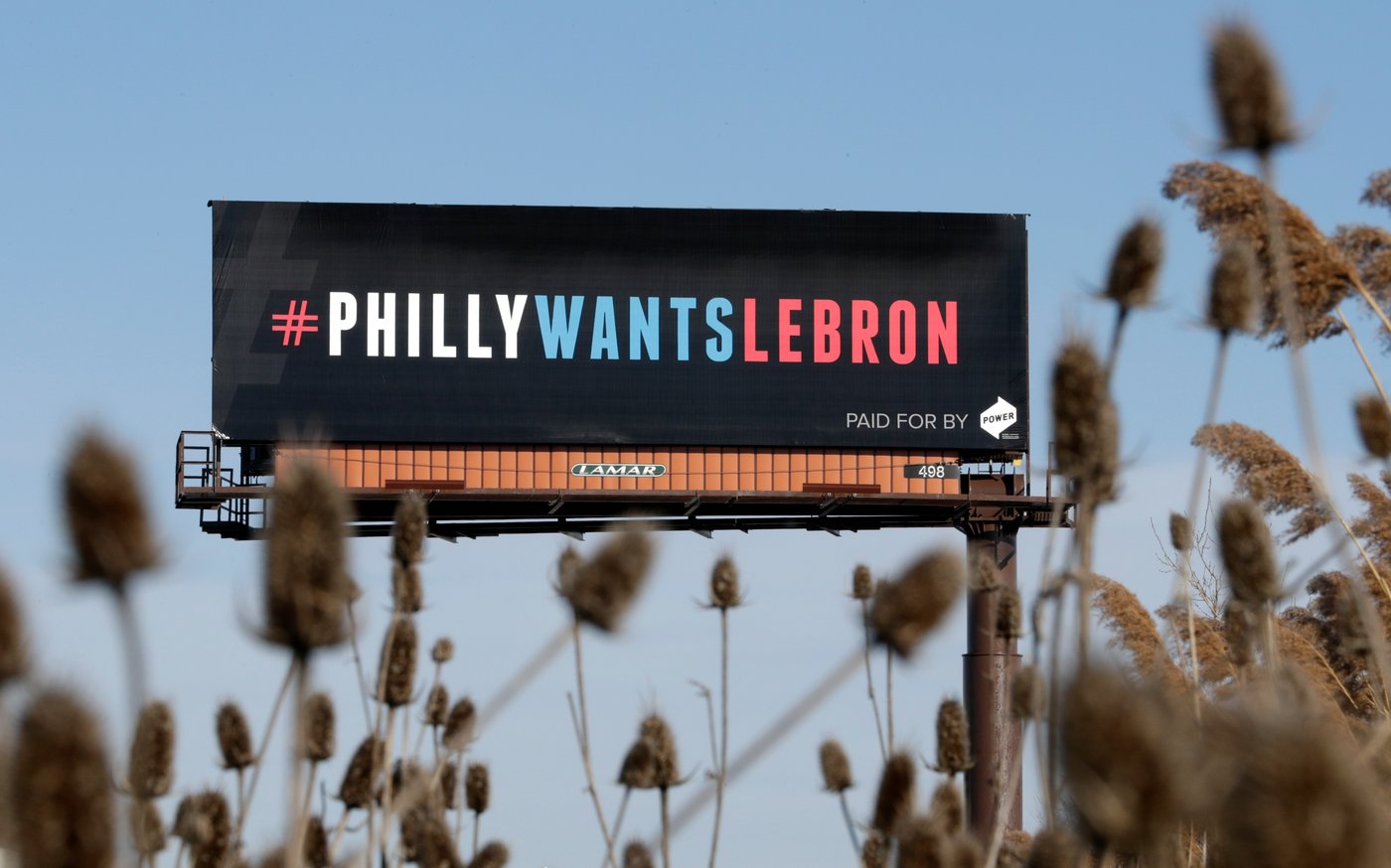 LeBron James picked Philadelphia, eight years after billboards asked him to come to the 76ers | iNFOnews.ca