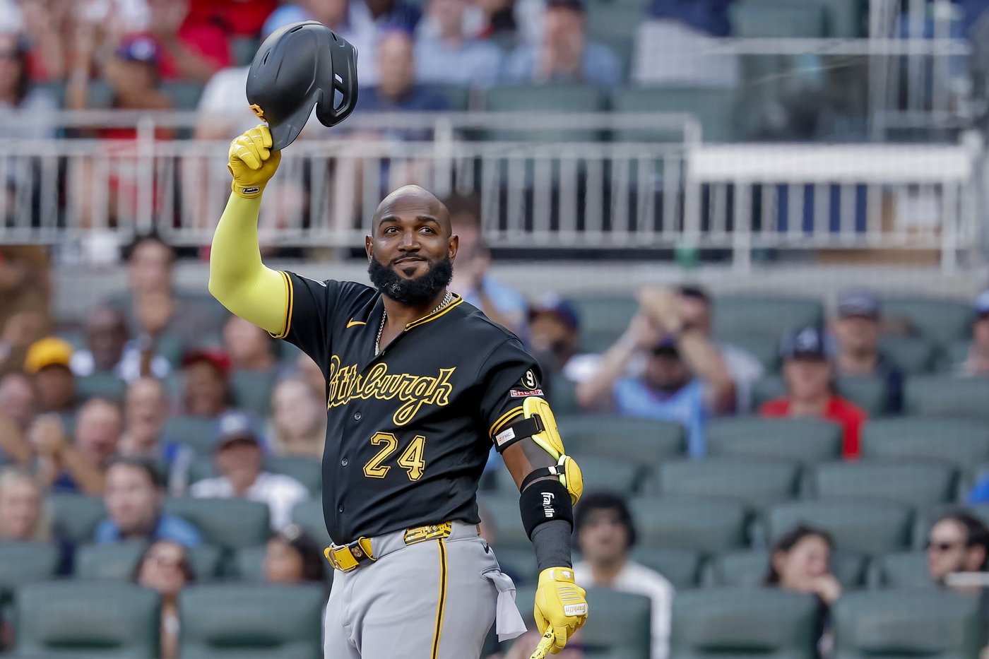 Just in time for Ozuna's first return visit with Pirates, Smith shows Braves found another strong DH | iNFOnews.ca Just in time for Ozuna's first return visit with Pirates, Smith shows Braves found another strong DH | iNFOnews.ca