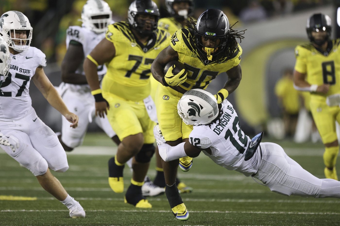 No. 6 Oregon remain undefeated with 31-10 victory over Michigan State | iNFOnews.ca No. 6 Oregon remain undefeated with 31-10 victory over Michigan State | iNFOnews.ca