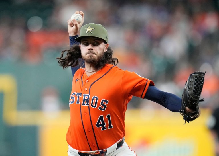Astros' Spencer Arrighetti has a no-hit bid through 6 innings against Rangers | iNFOnews.ca