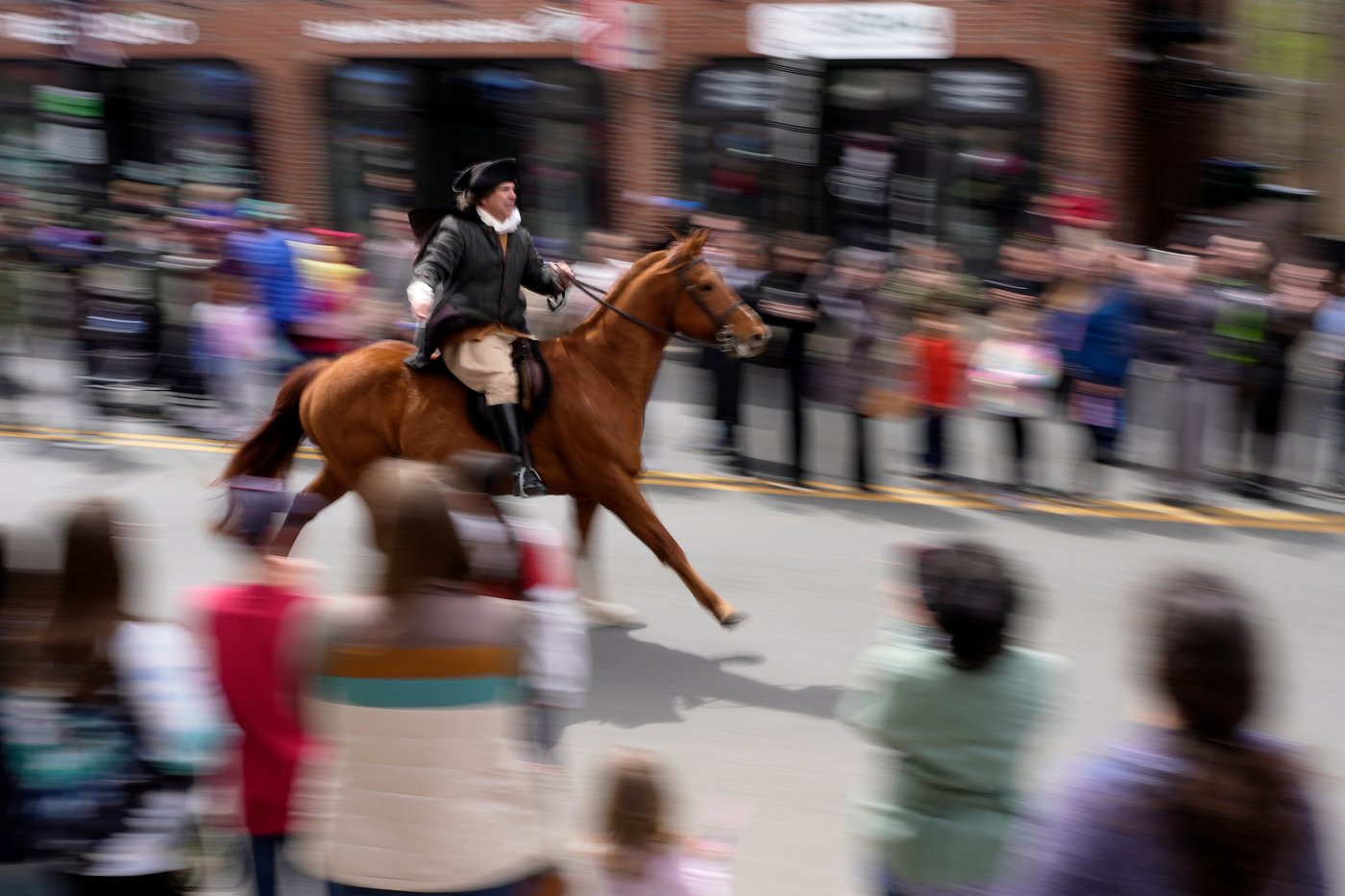 Paul Revere’s midnight ride unfolds in broad daylight - with a police escort | iNFOnews.ca