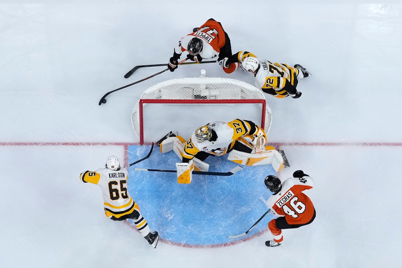 Penguins crush Flyers 7-0 as Arturs Silovs earns a shutout in Philadelphia | iNFOnews.ca