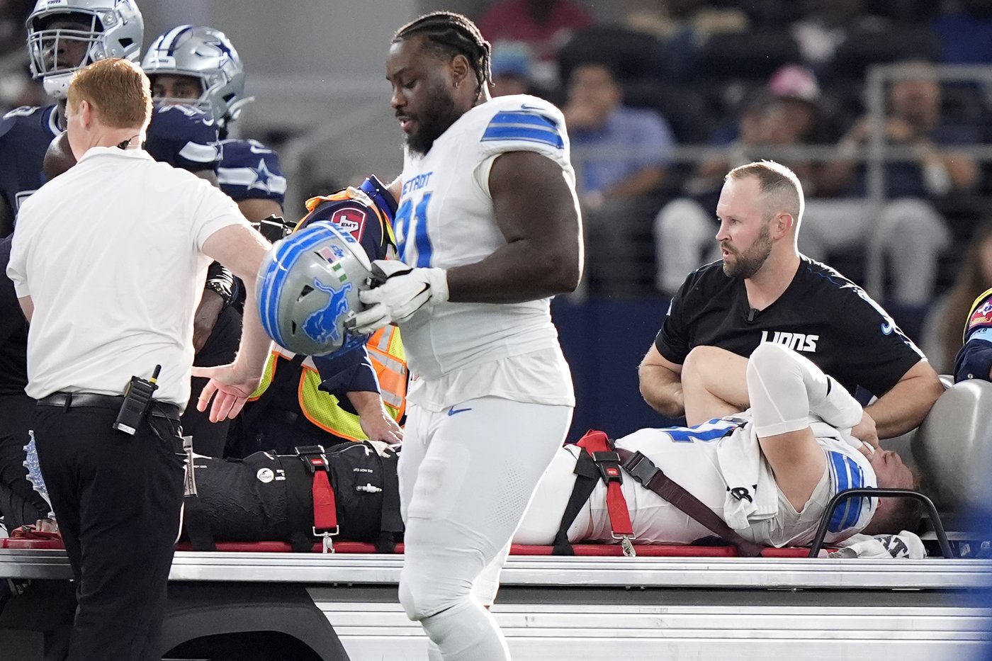 Aidan Hutchinson likely down 4-6 months with broken leg, Lions coach Dan Campbell says | iNFOnews.ca Aidan Hutchinson likely down 4-6 months with broken leg, Lions coach Dan Campbell says | iNFOnews.ca