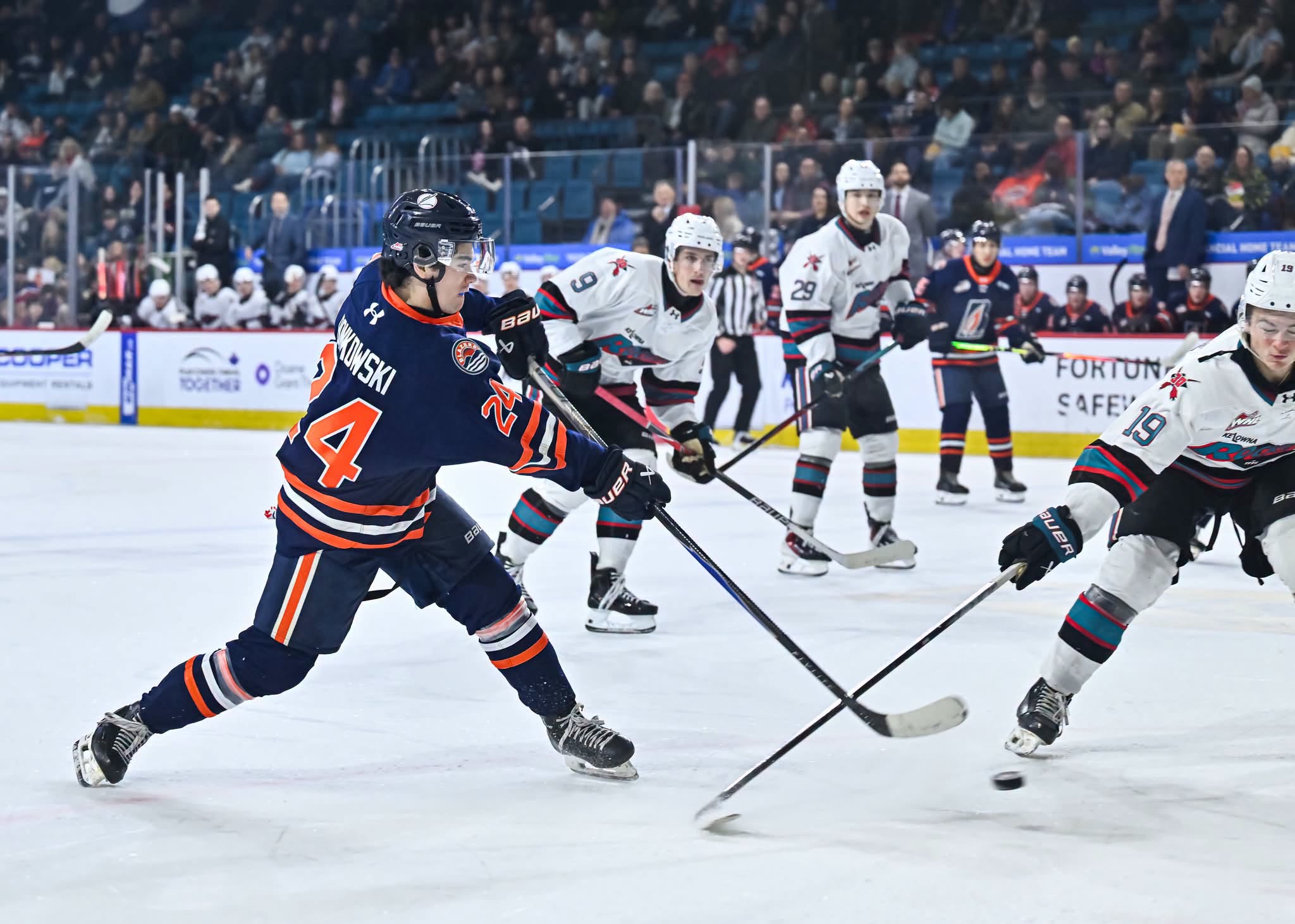 Kamloops vs Kelowna at the last game they played on Saturday- Photo credits by kamloops blazers