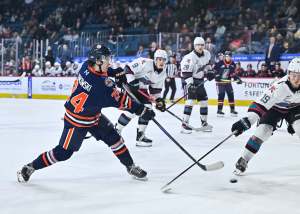 Kamloops vs Kelowna at the last game they played on Saturday- Photo credits by kamloops blazers