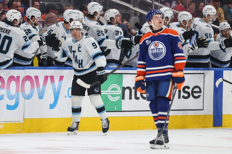 Oilers' five-game winning streak snapped as Keller, Mammoth take 4-2 victory | iNFOnews.ca