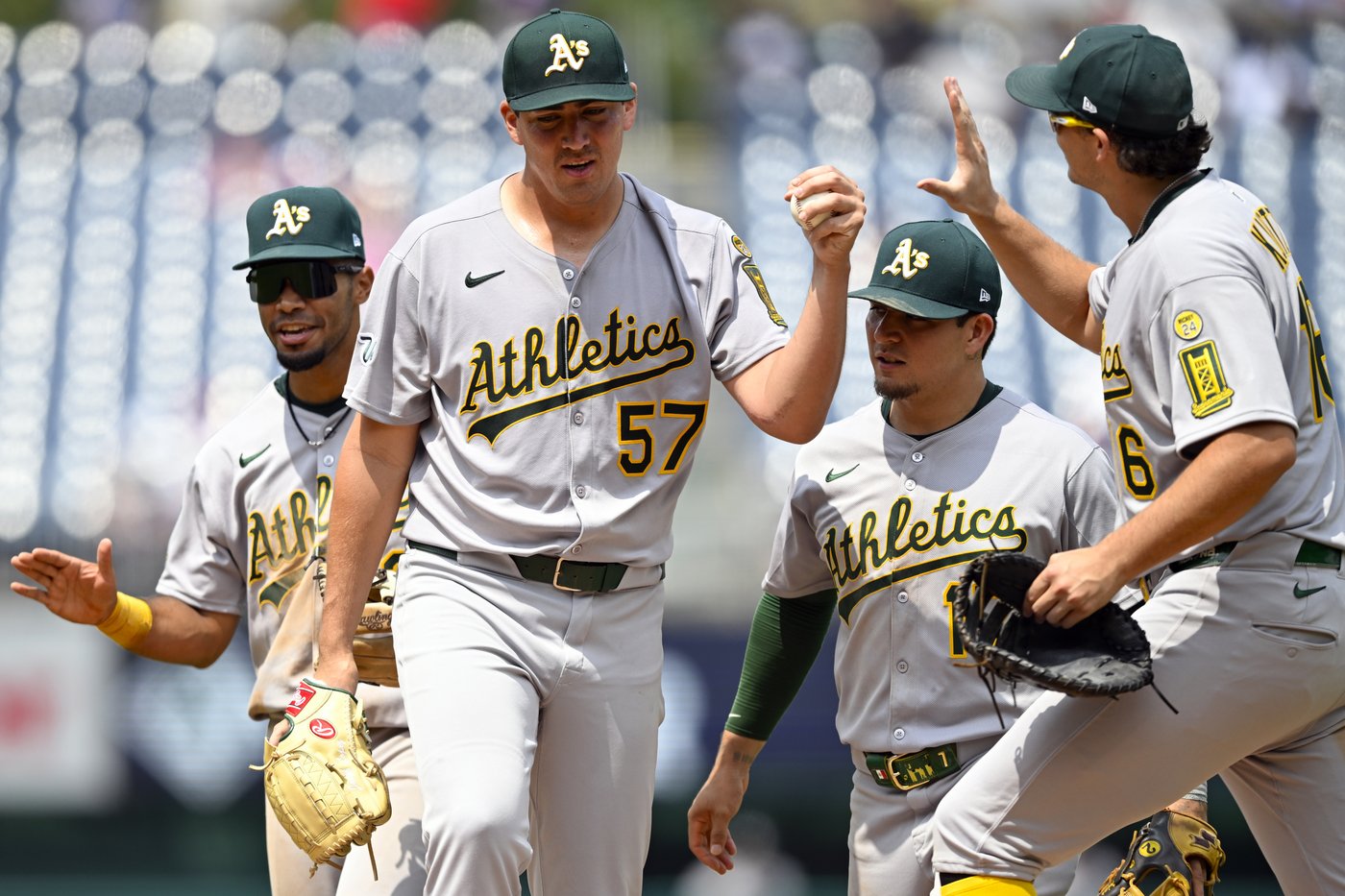 Athletics rookie Jacob Lopez finds zone, strikes out 10 to help A's stymie Nationals | iNFOnews.ca