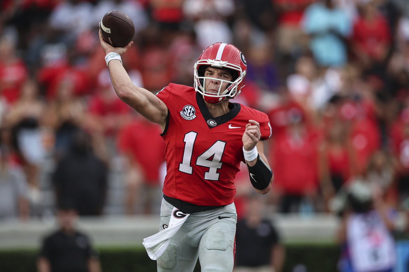 No. 6 Georgia QB Stockton looking for more explosive offense in his first road start at Tennessee | iNFOnews.ca No. 6 Georgia QB Stockton looking for more explosive offense in his first road start at Tennessee | iNFOnews.ca