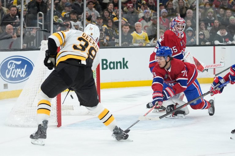 Geekie scores 100th career goal, Bruins beat Canadiens 4-3 | iNFOnews.ca