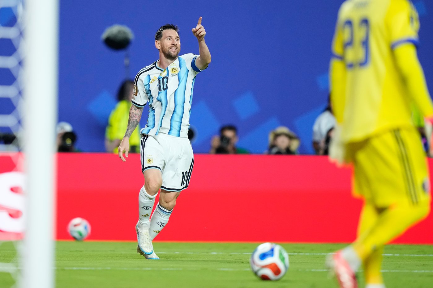 Messi has his first World Cup hat trick as defending champion Argentina beats Algeria 3-0 in opener | iNFOnews.ca Messi has his first World Cup hat trick as defending champion Argentina beats Algeria 3-0 in opener | iNFOnews.ca