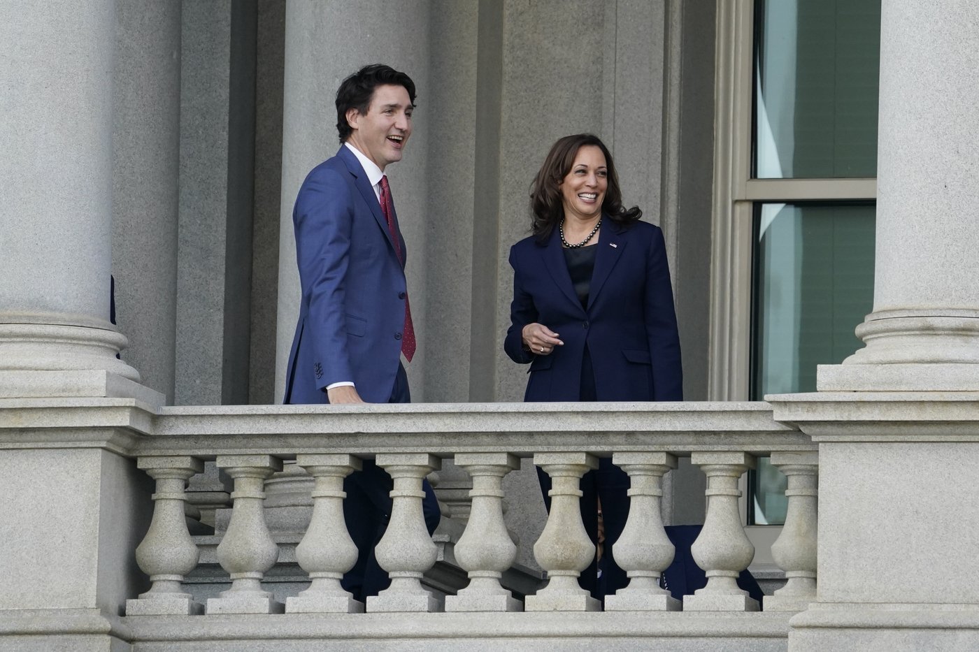 A glimpse of Trudeau's congratulatory call that might have been to Kamala Harris | iNFOnews.ca