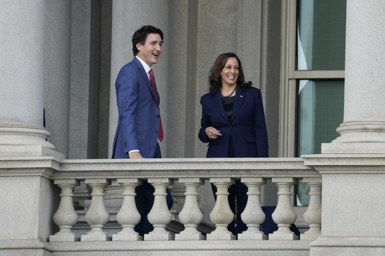 A glimpse of Trudeau's congratulatory call that might have been to Kamala Harris | iNFOnews.ca