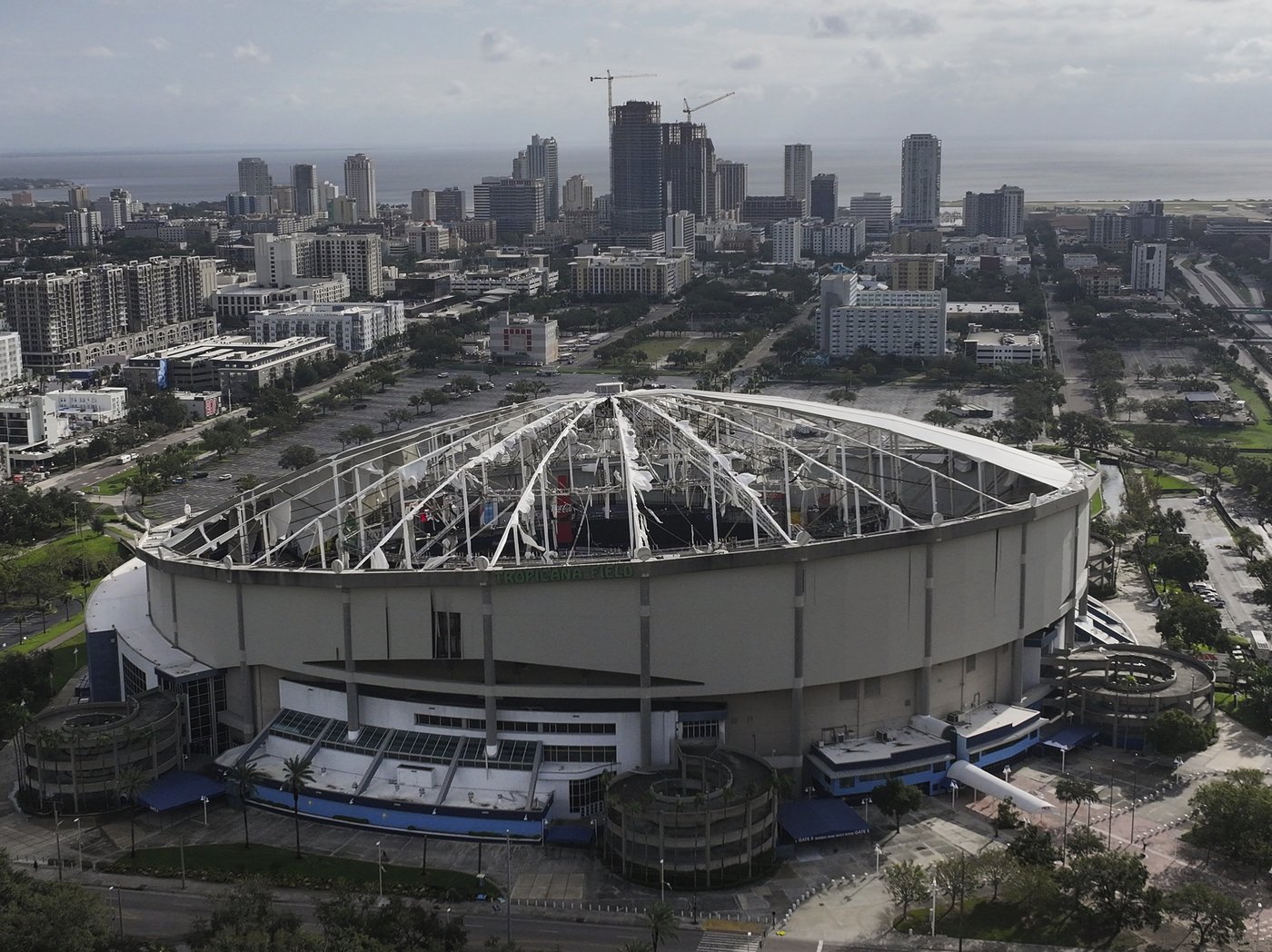 Rays say it may take 'weeks' to fully assess damage at Tropicana Field, after Milton struck region | iNFOnews.ca Rays say it may take 'weeks' to fully assess damage at Tropicana Field, after Milton struck region | iNFOnews.ca