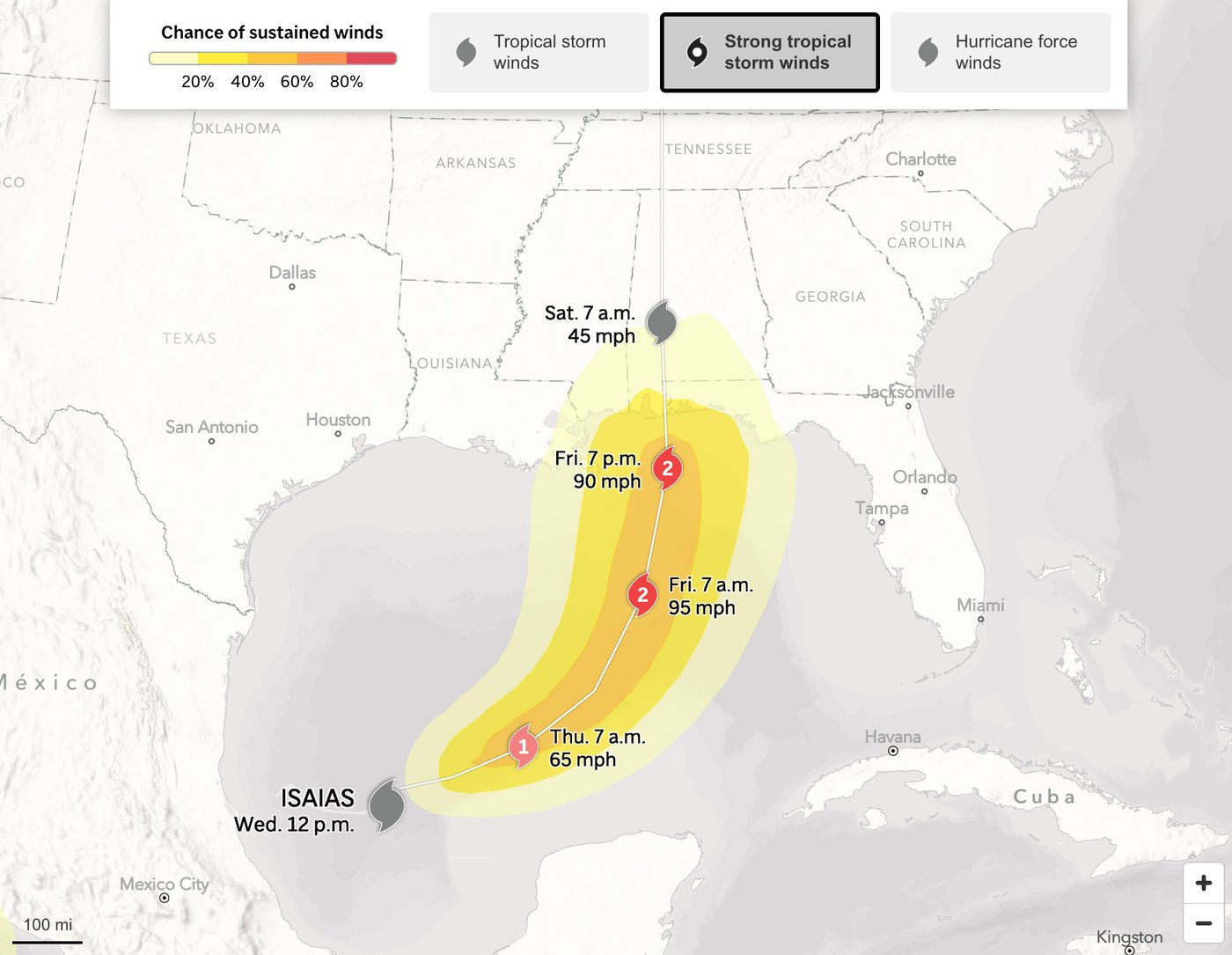 Isaias strengthens into the first hurricane of the Atlantic season | iNFOnews.ca Isaias strengthens into the first hurricane of the Atlantic season | iNFOnews.ca