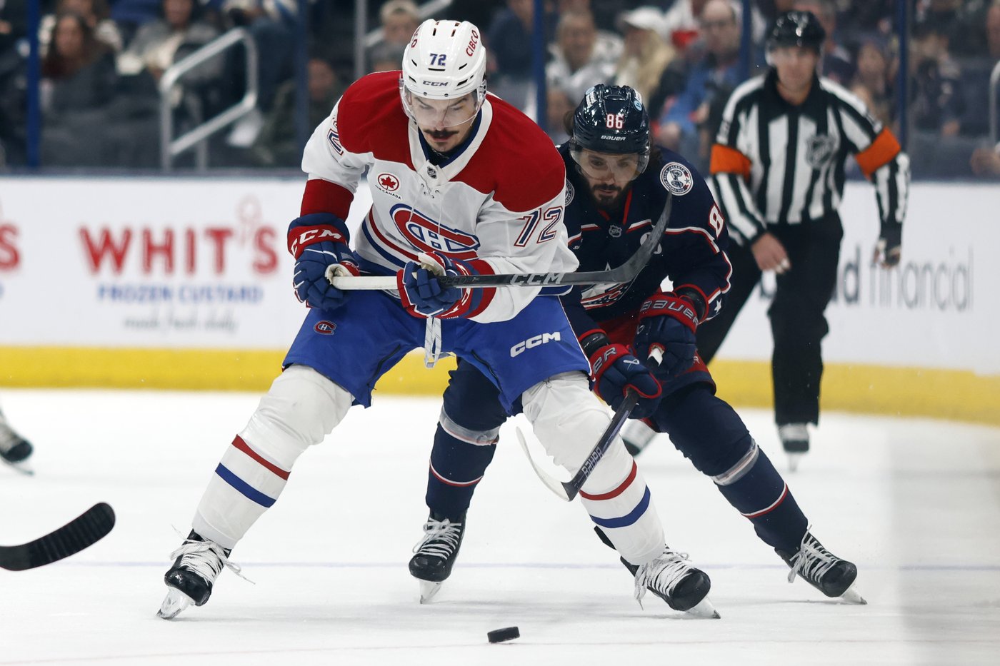 Suzuki scores in OT to give the Canadiens a 4-3 victory over the Blue Jackets | iNFOnews.ca