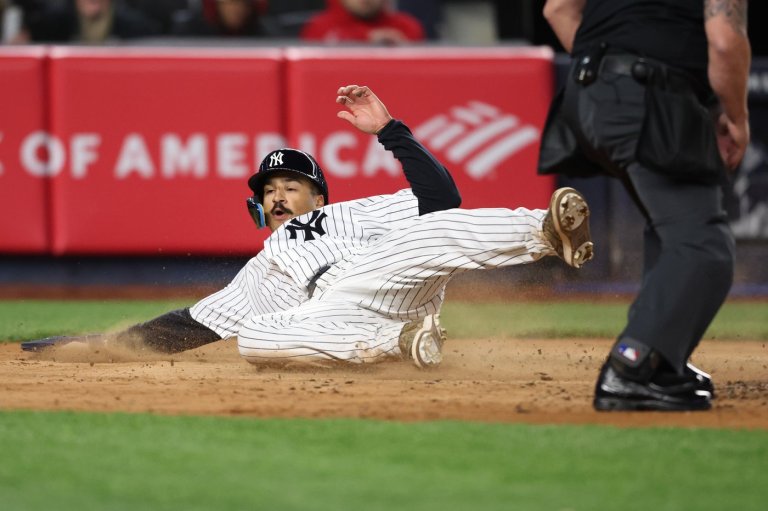 Stanton has first steal since 2020, hits 2-run single in Yankees' 9-7 win over Marlins | iNFOnews.ca