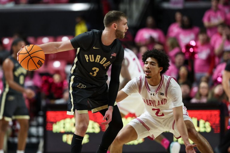 Fletcher Loyer scores 29 points and No. 12 Purdue ends a three-game skid with win over Maryland | iNFOnews.ca