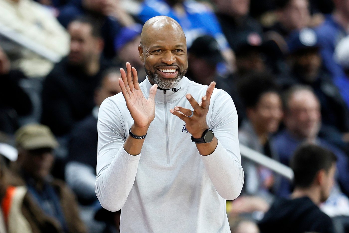 Beep! Beep! Magic coach Jamahl Mosley's pregame media session interrupted by false alarms | iNFOnews.ca
