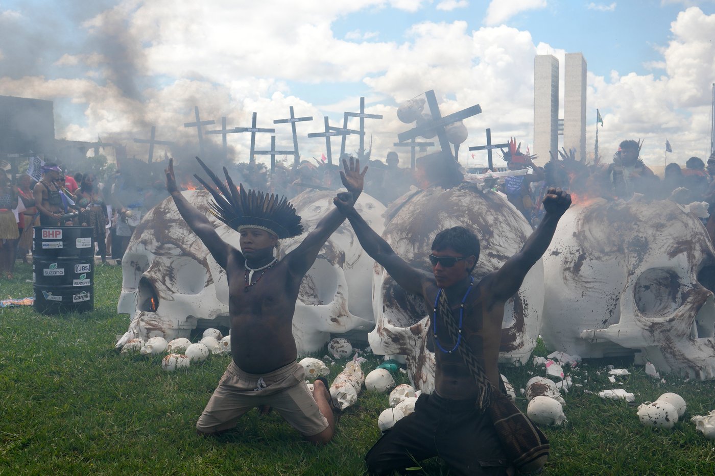 Photos of Brazilian Indigenous people as they unite to demand land rights | iNFOnews.ca